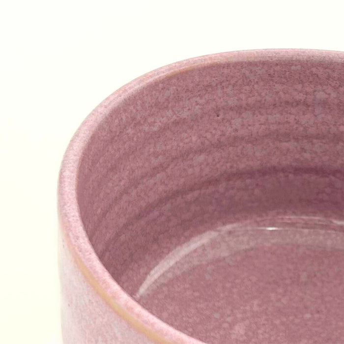 Ceramic Matcha Bowl – Handmade Chawan Matcha Bowl, Japanese Bowl, Pink, 21.1 oz, 620ml