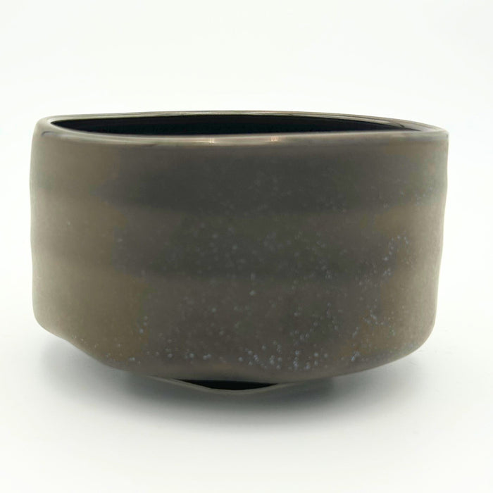 Ceramic Matcha Bowl – Handmade Chawan Matcha Bowl, Japanese Bowl, Smoky Bronze, 21.1 oz, 620ml