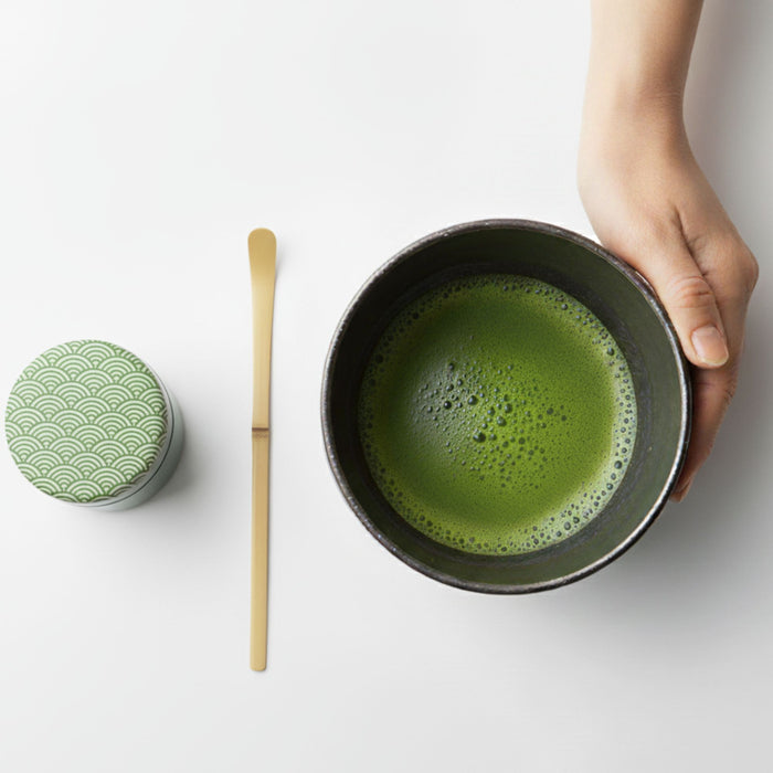 Ceramic Matcha Bowl – Handmade Chawan Matcha Bowl, Japanese Bowl, Smoky Bronze, 21.1 oz, 620ml