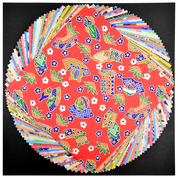 Yuzen Mino Washi Origami Paper Assorted Design 6 inch 40 Sheets