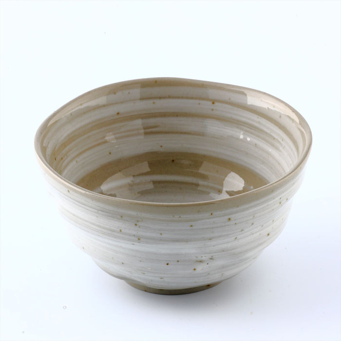 MIno Yaki(Ware) Handmade Japanese Rice Bowls Japanese Poem Cat, Set of 2, 4.5 inch, Cereal Bowls, Ceramic Miso Soup Bowls, Serving Bowls for Pasta, Small Salad, Ramen Udon Noodle, Dessert, Fruit