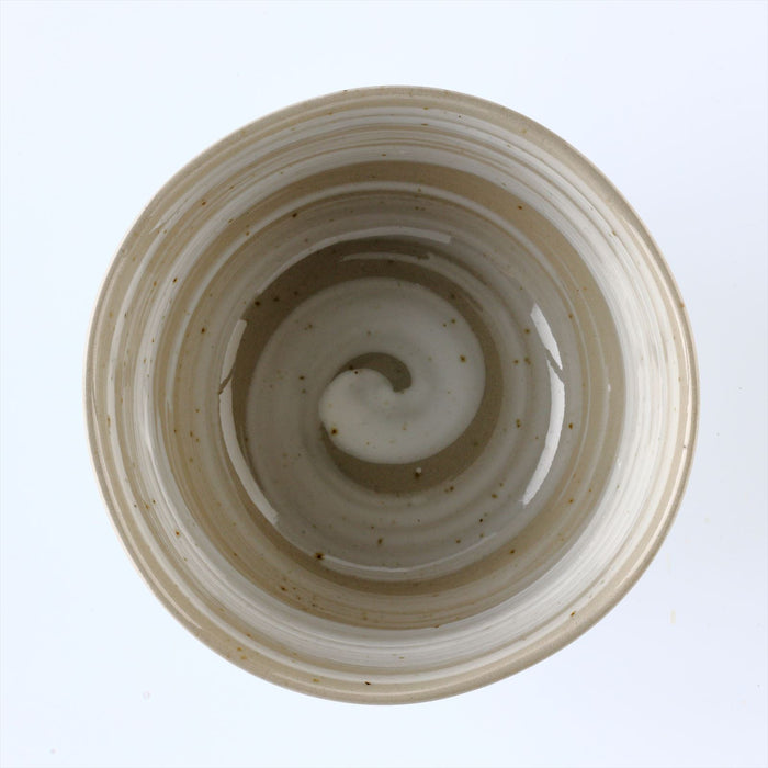 MIno Yaki(Ware) Handmade Japanese Rice Bowls Japanese Poem Cat, Set of 2, 4.5 inch, Cereal Bowls, Ceramic Miso Soup Bowls, Serving Bowls for Pasta, Small Salad, Ramen Udon Noodle, Dessert, Fruit