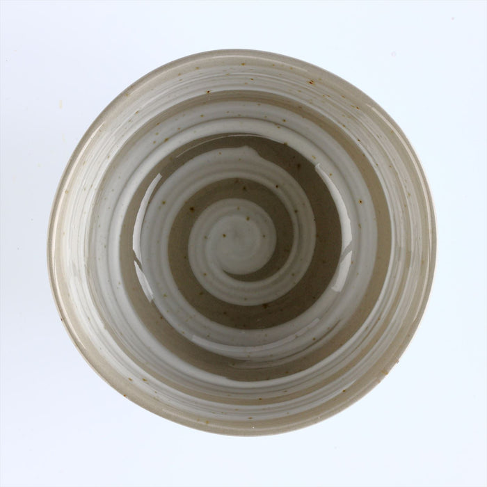 MIno Yaki(Ware) Handmade Japanese Rice Bowls Japanese Poem Rabbit, Set of 2, 4.5 inch, Cereal Bowls, Ceramic Miso Soup Bowls, Serving Bowls for Pasta, Small Salad, Ramen Udon Noodle, Dessert, Fruit