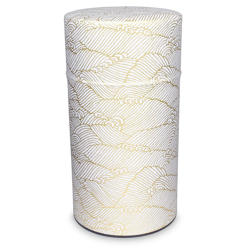 Mino Washi Pokkan Wave Pattern Storage Containers Ivory