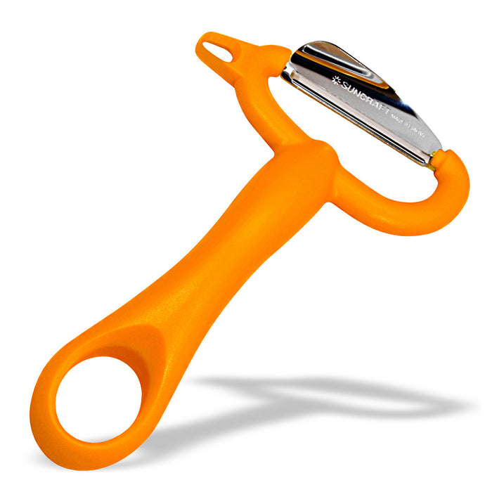 Seki Suncraft Curved Blade Peeler Orange