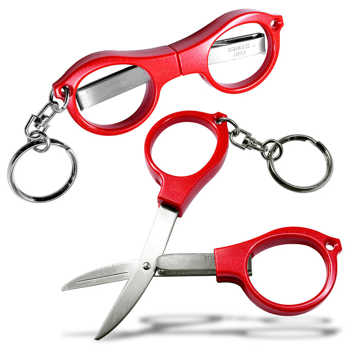 V.ROAD Portable Folding Scissor Red