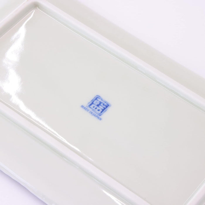 MIno Ware Sushi Plate, Sendan-Tokusa, 5.2", Japanese Traditional Design, Ceramic Plate, Microwave/Dishwasher Safe