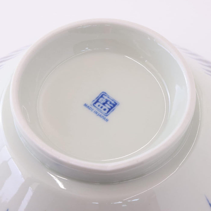 Mino Ware Serving Bowl, 6.1 inch, Indigo, Sendan-Tokusa, Japanese Ceramic Bowl, Microwave/Dishwasher Safe