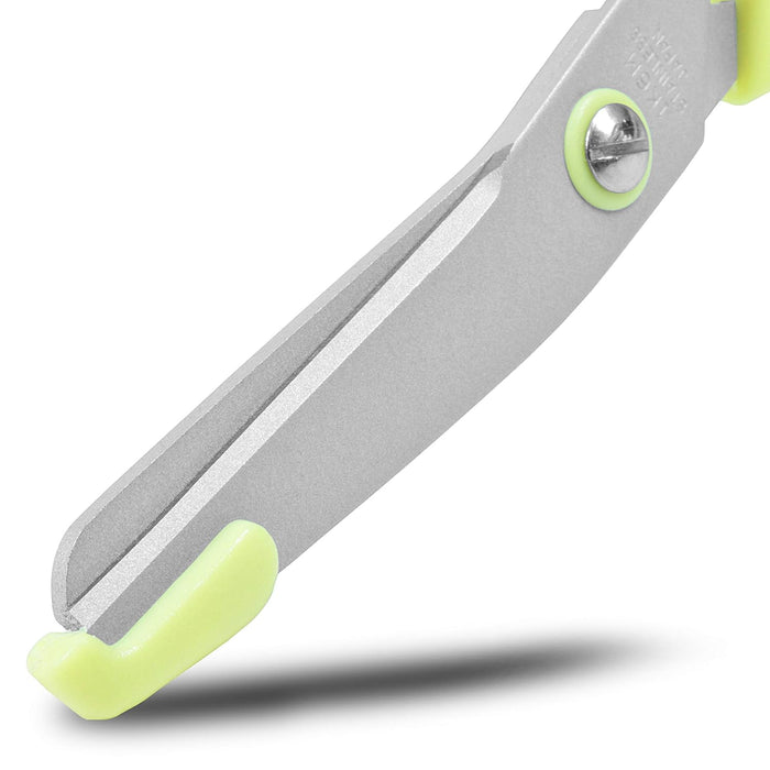 Seki Japan Medical Utility Scissor Fluorine Coating Stainless Steel Blade 2 inch (53 mm), Yellow