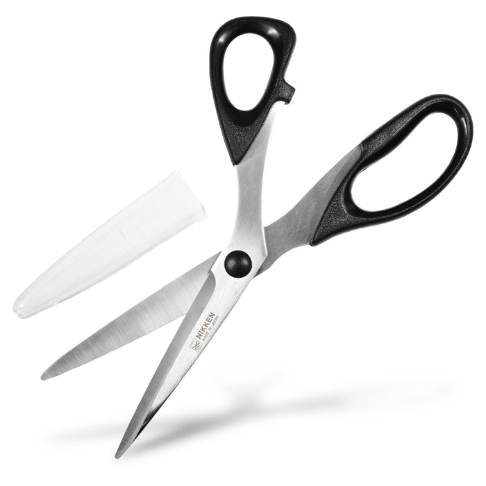 Tailor Scissors, Heavy Duty Stainless Steel Blade Fabric Shears with Safety Cover