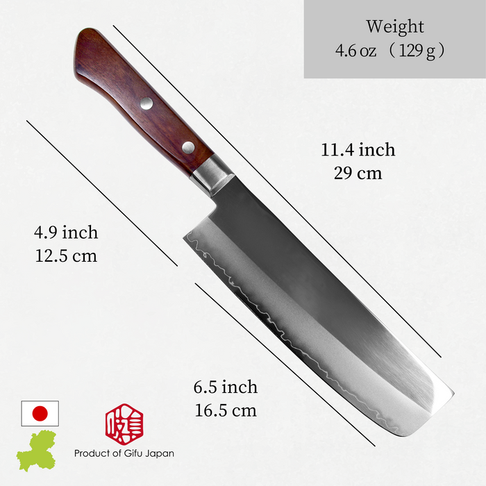 Seki Sanbonsugi 8A Nakiri Knife 6.5 inch