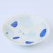 Shunmin Neko Cat Small Appetizer Plates Set of 4, Orange/Blue - 5 inch, Japanese Ceramic Dessert Plate