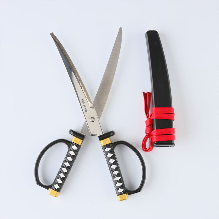 Japanese Samurai Sword Scissors Black — Product of Gifu Japan