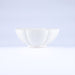 Mino Ware Shinogi Japanese Ceramic Bowls Set of 4, White - 3 fl oz, 4 inch