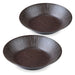 Mino Ware Waia Monotone Designs Curved Plates Set of 2 Bowl Black - 16 fl oz, 8 inch