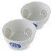 Mino Ware Renkon Lightweight Rice Bowls Set of 2, Cereal Bowls, Blue - 9 fl oz, 5 inch