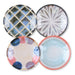 Mino Ware Appetizer Plates Set of 4, Brush Color Small plate - 4 inch, Brush Color-4b
