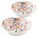 Etegami Japanese Ceramic Cereal Bowls Set of 2, Cherry Blossom - 10 fl oz, 7 inch, Soup and Salad Bowl