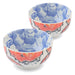 Etegami Japanese Ceramic Soup Bowls Set of 2, Crab - 12 fl oz, 5 inch, Multi-purpose Cereal and Salad Bowl