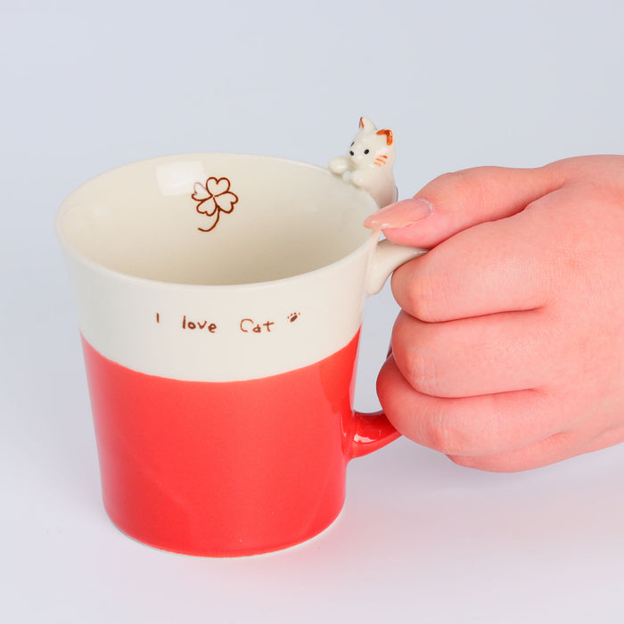 Mino Ware Coffee Tea Mug Kawaii Animal Rabbit - 7.5 fl oz Rabbit Design