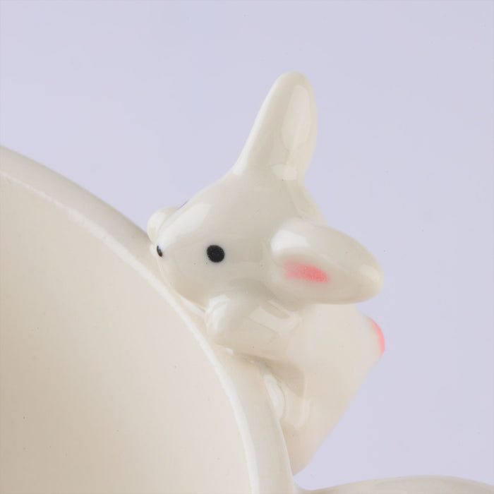 Mino Ware Coffee Tea Mug Soup Cup Kawaii Animal Rabbit - 7.5 fl oz Rabbit Design