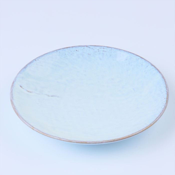 Mino Ware Kayame Cup & Saucer, Shirokinyo - 5.1 fl oz, Pale Light Blue