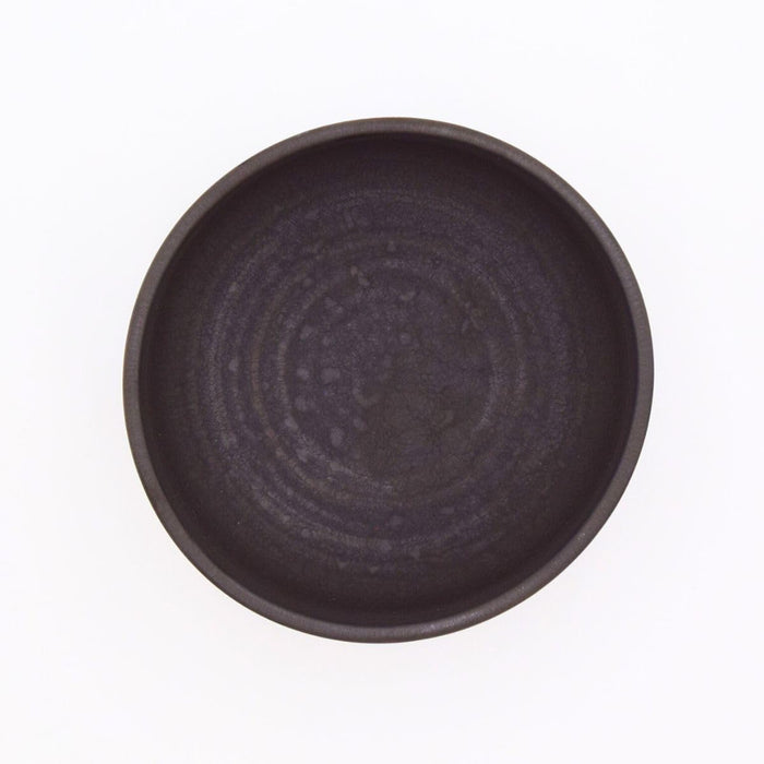 Ceramic Matcha Bowl – Handmade Chawan Matcha Bowl, Japanese Bowl, Charcoal Gray, 21.1 oz, 620ml
