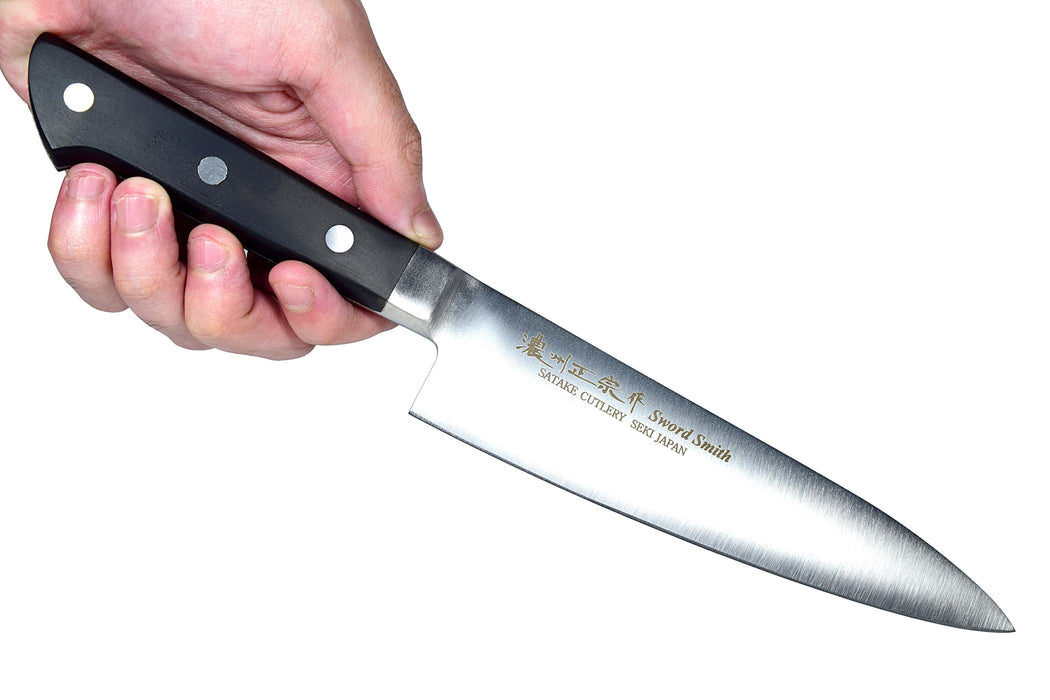 Seki Japan MASAMUNE, Gyuto Knife, POM Handle, 7.1 inch (180mm) Japanese Chef Kitchen Knife