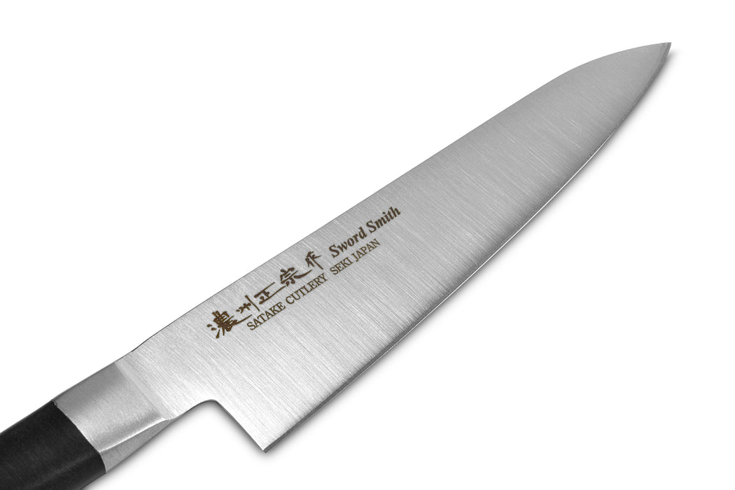 Seki Japan MASAMUNE, Japanese Utility Petty Knife, Stainless Steel Fruit Knife, POM Handle, 5.3 inch (135mm)