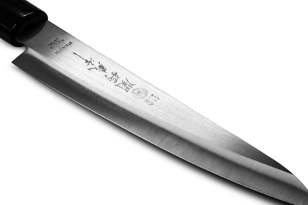 Seki Japan TSUBAZO Japanese Utility Petty Knife, Stainless Steel Fruit Knife, Shiraki Handle, 120 mm (4.7 in)