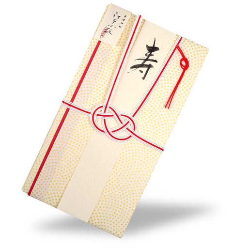 Mino Washi Edo Komon Gift Envelope Gold