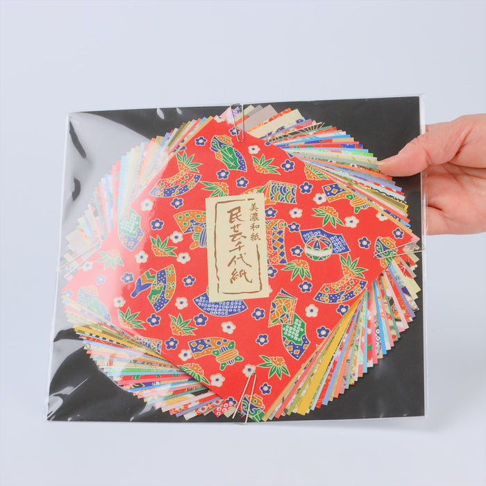 Mino Washi Yuzen Origami Paper Assorted Design 6 inch 40 Sheets