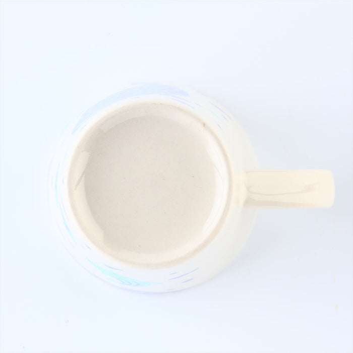 Japanese Kawaii Cute Whale Shark Jinbei Coffee Mugs Set of 2, 7.8 fl oz, Mugs for Office and Home, for Latte, Cappuccino, Tea, White Coffee Mugs Dishwasher & Microwave Safe, Japanese Funny Gifts