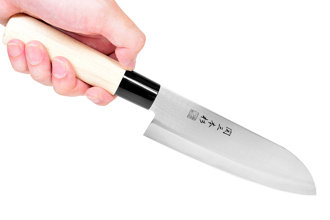 Seki Sanbonsugi Santoku Knife 6.5 inch