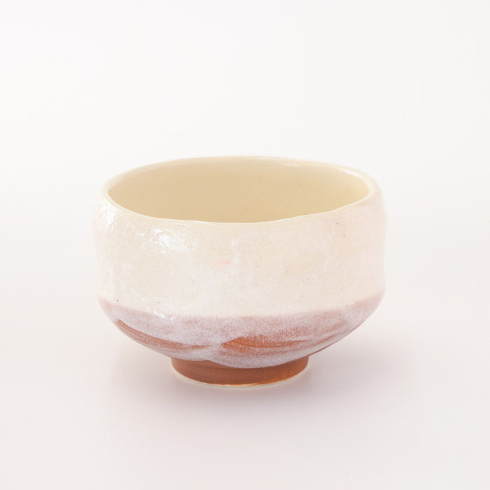 Mino Ware Mini Matcha Bowl, 3.7 inch, Momiji-Maple Red, Japanese Pottery, Small Tea Bowl, 5.4 floz