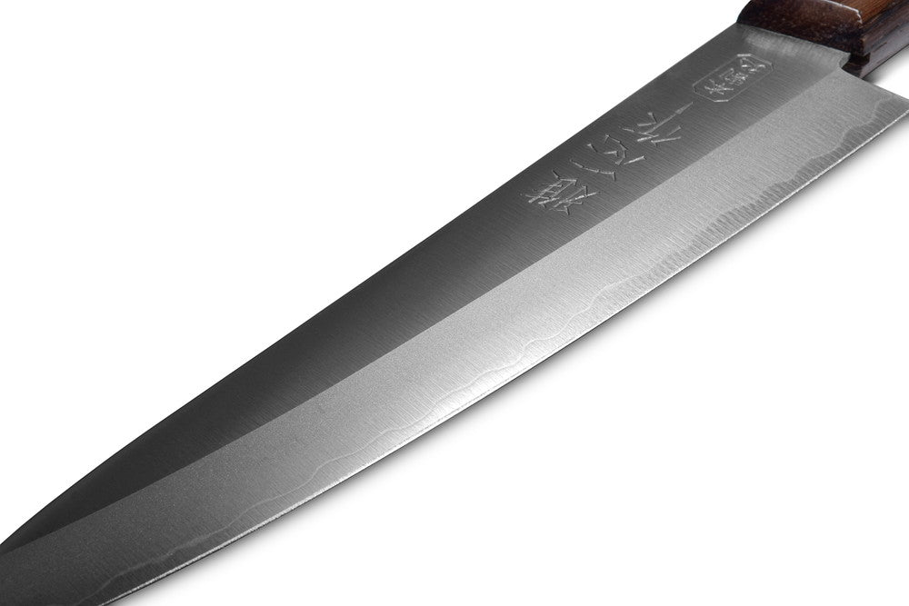 Seki Japan KANETSUGU Japanese Utility Petty Knife, AUS8 SUS410 Stainless Steel Fruit Knife, Rose Wood Handle, 150 mm (5.9 in)