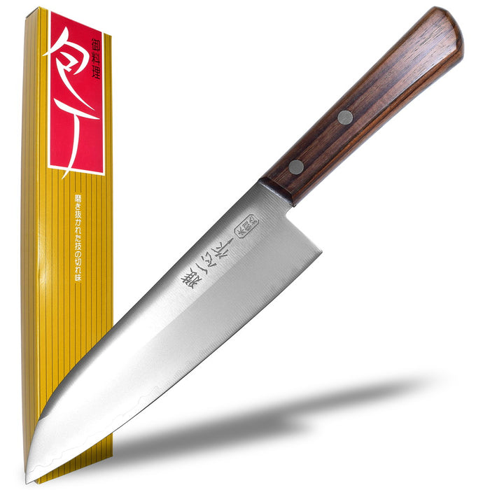 Seki Japan Miyabi Isshin Kitchen Santoku Knife 210mm 8.3 in KANETSUGU Stainless Steel