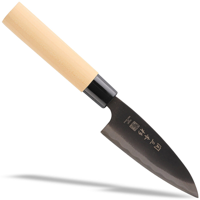 Seki Sanbonsugi Kurouchi Ajikiri Knife 4.1 inch